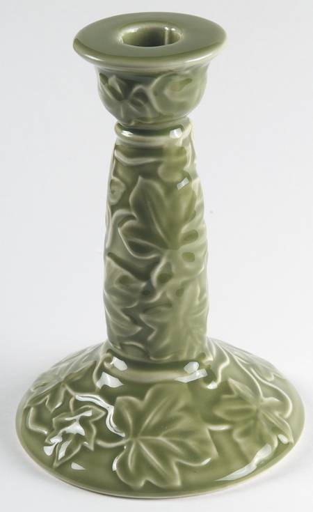 Ivy II (England) 7" Tall Sculpted Candlestick