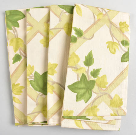 Ivy II (England) Cloth Napkin - Set of 4