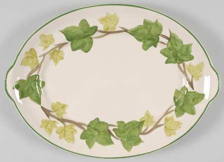 Ivy II (England) 14" Oval Serving Platter