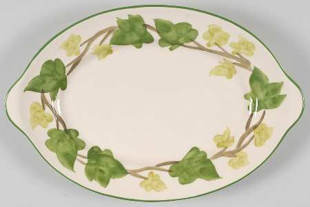 Ivy II (England) 12" Oval Serving Platter