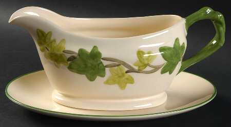 Ivy II (England) Gravy Boat & Underplate/Relish