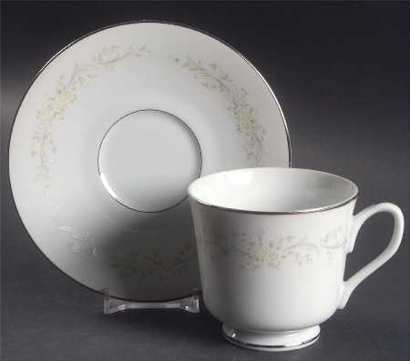 Footed Cup & Saucer Set