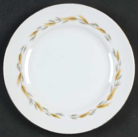 Golden Wheat Bread & Butter Plate