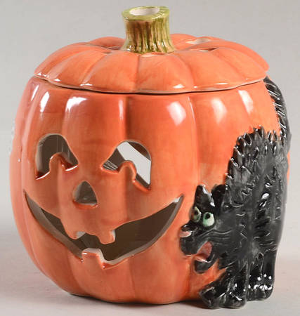 Halloween Candle Votive & Lid