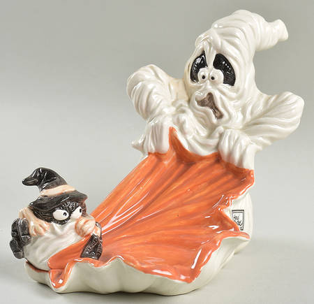 Halloween Votive Candleholder No Glass Globe