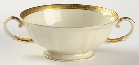 La Duchesse (Gold) Footed Cream Soup Bowl