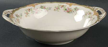 Astrid (No Inner Gold Verge) 10" Round Vegetable Bowl