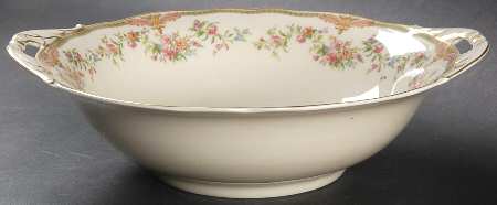 Astrid (No Inner Gold Verge) 9" Round Vegetable Bowl