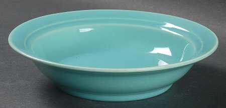 Montecito Celadon Coral Rim Fruit/Dessert (Sauce) Bowl by Franciscan