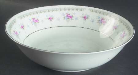 Heather (Gold Trim) 9" Round Vegetable Bowl