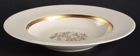 Fremont (Gold Trim) Rim Soup Bowl