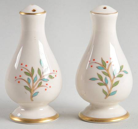 Fremont (Gold Trim) Salt & Pepper Set