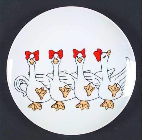 Variations Dancing Geese by Fitz and Floyd