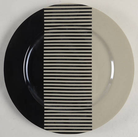 Reprise Black and Taupe by Fitz and Floyd