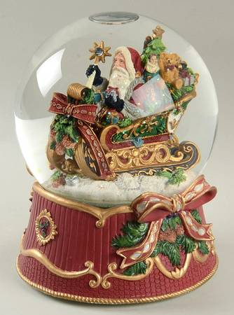 Florentine Christmas (Giftware) Musical Water Globe
