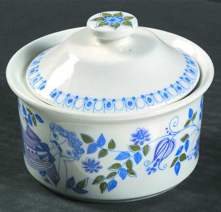 Lotte (Coupe) Sugar Bowl & Lid
