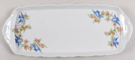 Bluebird (Matthew 6:26) 14" Sandwich Tray