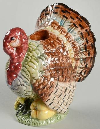 Thanksgiving Banquet Figural Candlestick