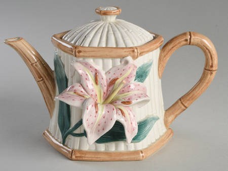 Asian Lily Teapot & Lid
