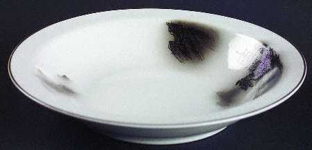 Landscape Black Multicolor (Rim) Rim Soup Bowl