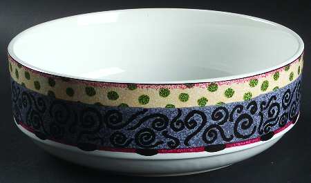 Confetti 9" Round Vegetable Bowl