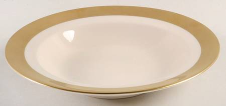Marlo (Gold Trim, Rim, No Verge) Rim Soup Bowl