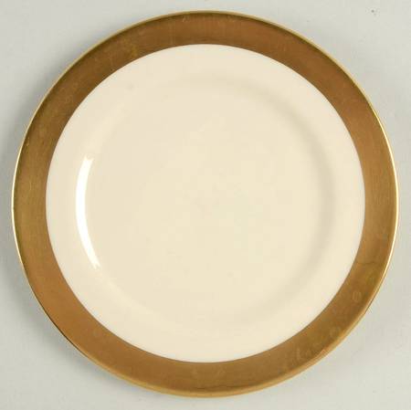 Marlo (Gold Trim, Rim, No Verge) Bread & Butter Plate