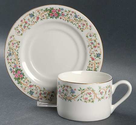 Monaco Flat Cup & Saucer Set