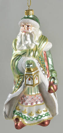 Gregorian Collection Santa Ornament