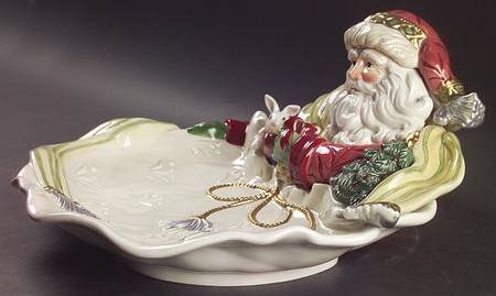 Gregorian Collection 14" Round Figural Serving Bowl