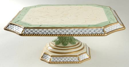 Gregorian Collection 13" Diameter Pedestal Cake Stand