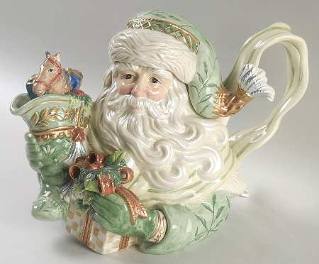 Gregorian Collection Figural Teapot & Lid