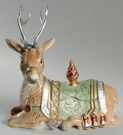 Gregorian Collection Figural Trinket Box & Lid