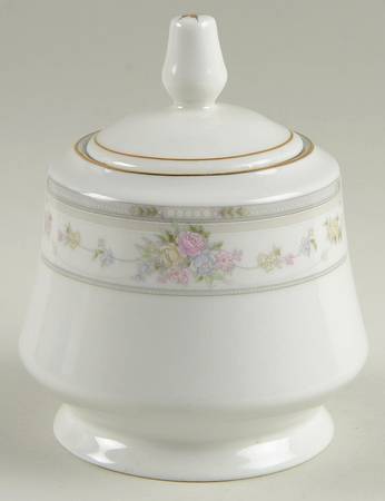 Southampton (Design on Edge) Sugar Bowl & Lid