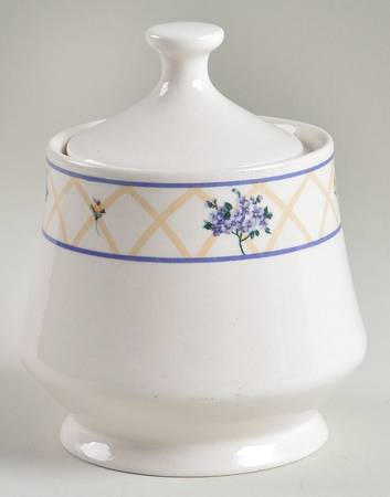 Hydrangea Sugar Bowl & Lid
