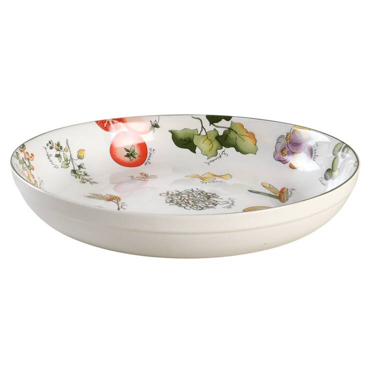 Pasta Ingredients 12" Pasta Serving Bowl