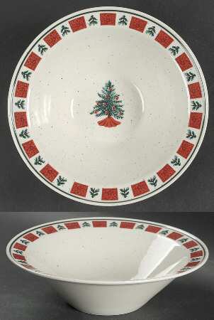 Holiday Rim Cereal Bowl