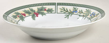 Wintergreen Rim Soup Bowl