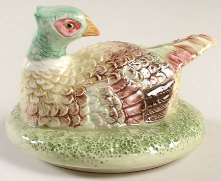 Autumn Leaves Lid for Flat Cream Soup Bowl