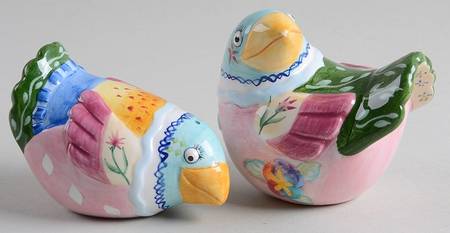 Gypsy Chicks Figural Salt & Pepper Set