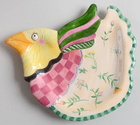 Gypsy Chicks Figural Canape Plate