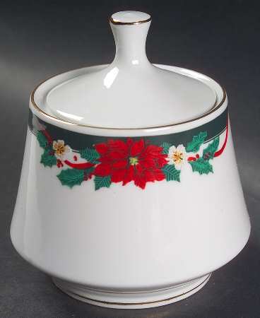 Deck the Halls Sugar Bowl & Lid