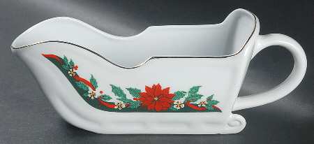Deck the Halls Gravy Boat