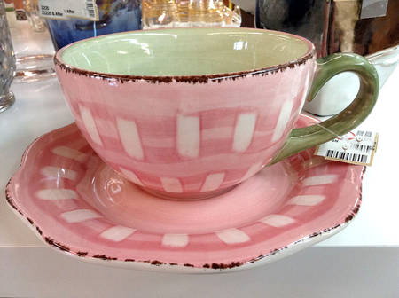 Flora Rosa (Pink) Jumbo Cup & Saucer Set