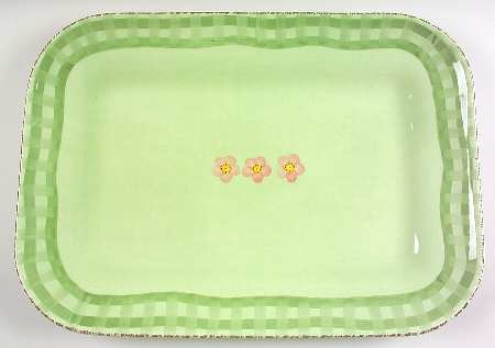 Flora Accessories 19" Rectangular Serving Platter