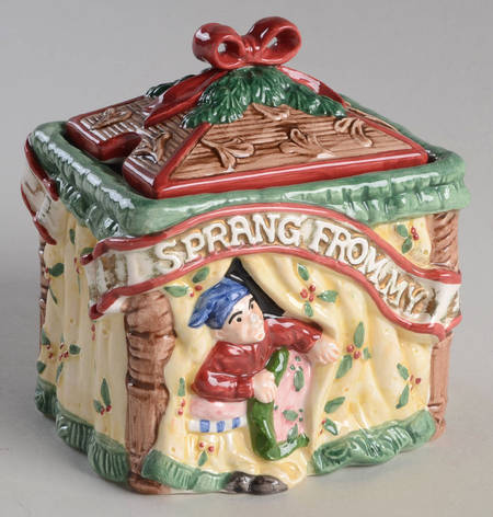 The Night Before Christmas Sugar Bowl & Lid
