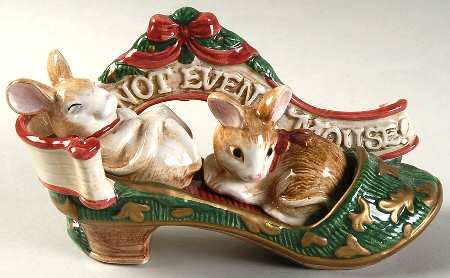 The Night Before Christmas (3 Pc) Salt & Pepper Tray Set