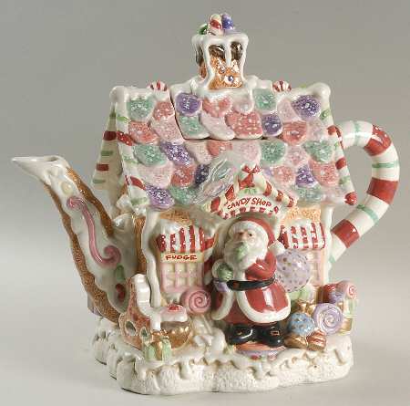Candy Lane Express Teapot & Lid