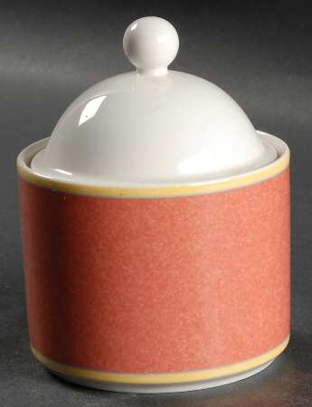 Correlations Terra Cotta Sugar Bowl & Lid