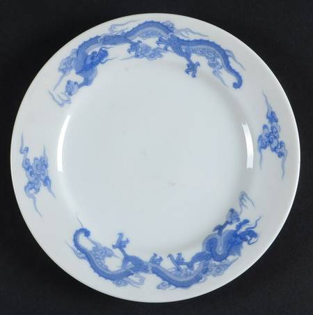 Dragon Blue Bread & Butter Plate